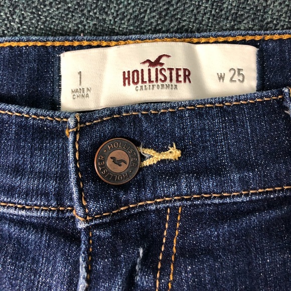 HOLLISTER jean shorts size 1 - Picture 3 of 3